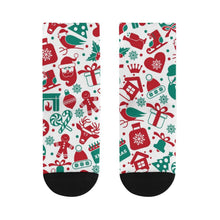 Lade das Bild in den Galerie-Viewer, Personalisierte Socken mit farbiger Ferse | Design selbst gestalten