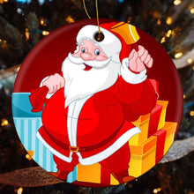 Lade das Bild in den Galerie-Viewer, Dein Moment in Keramik | Runder Anhänger für Weihnachten mit Bild
