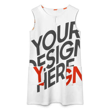 Lade das Bild in den Galerie-Viewer, Multi-Image-Design Damen / Frauen Westentaschenkleid LM456 mit Fotos Muster Text Logo selbst gestalten und bedrucken