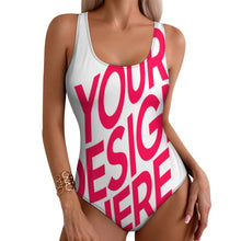 Lade das Bild in den Galerie-Viewer, Multi-Image-Design 2024 NEW Bademode Damen / Frauen Damen / Frauen Badeanzug Einteiler Schwimmanzug SDS2011 mit Foto Design Motiv Text selbst gestalten und bedrucken