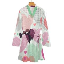 Lade das Bild in den Galerie-Viewer, Personalisierter Morgenmantel für Damen | Satin Robe mit Foto