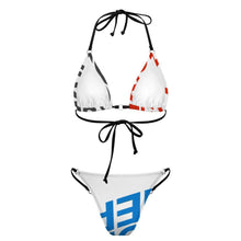 Lade das Bild in den Galerie-Viewer, Multi-Image-Druck Sexy Damen / Frauen Bademode Triangel Bikini Set SDS0314 mit Fotos Muster Text Logo selbst gestalten und bedrucken