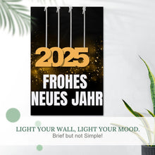 Lade das Bild in den Galerie-Viewer, Poster Drucken 2025 Frohes Neues Jahr Fotoposter Selbst Gestalten mit Foto