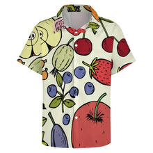 Lade das Bild in den Galerie-Viewer, Damen Bluse mit individuellem Druck – Kurzarm mit Reverskragen