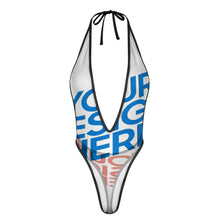 Lade das Bild in den Galerie-Viewer, Sexy Damen-Overall mit tiefem V-Ausschnitt SDSQQ004 mit Ihrem eigenen Design Logo oder Foto selbst gestalten und bedrucken