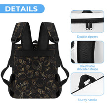 Lade das Bild in den Galerie-Viewer, Eisbeutel Taschen Rucksack Schultasche Schulrucksack 0536 mit Fotos Muster Text Logo selbst gestalten und bedrucken