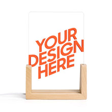 Lade das Bild in den Galerie-Viewer, Acryl Nachtlicht (einfarbiger schräger Einsatzsockel) selbst gestalten und bedrucken