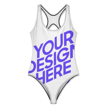 Lade das Bild in den Galerie-Viewer, Einzelbild-Design 2024 NEW Bademode Damen / Frauen Badeanzug Einteiler Schwimmanzug SDS2011 mit Foto Design Motiv Text selbst gestalten und bedrucken