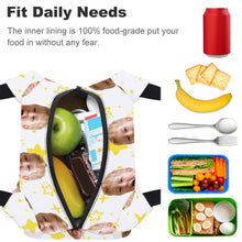 Lade das Bild in den Galerie-Viewer, Kühltasche klein für Arbeit personalisiert | Bento Lunchbag Flach