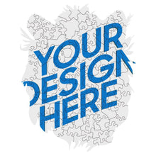 Lade das Bild in den Galerie-Viewer, Unregelmäßiges Holzpuzzles (Tigerkopfform) JJ0533028 mit Fotos Muster Text selbst gestalten und bedrucken