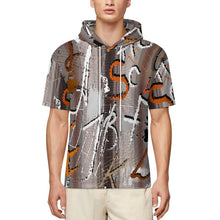 Lade das Bild in den Galerie-Viewer, Mid-Sleeve Hoodie aus Fischschuppen-Stoff mit individuellem Heat-Transfer-Druck