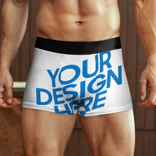 Lade das Bild in den Galerie-Viewer, Einzelbild-Design NS6005002 Herren Unterhose / Männer Boxershort High Waist und mit breitem Elastikbündchen mit Fotos Muster Text Logo selbst gestalten und bedrucken