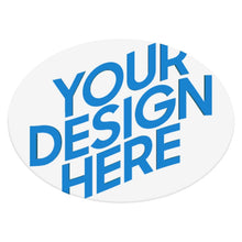 Lade das Bild in den Galerie-Viewer, Ovale Tischdecke Wachstuch JJ05191097 mit Foto Design Motiv Text selbst gestalten und bedrucken