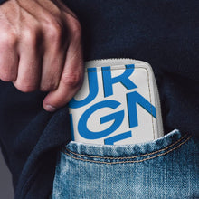 Lade das Bild in den Galerie-Viewer, Einzelbild-Design Geldbörsen / Geldbeutel Kartentasche aus Leder mit Foto selbst gestalten und bedrucken