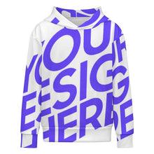 Lade das Bild in den Galerie-Viewer, Einzelbild-Design Kinder Kapuzensweatshirt Hoodie SDS127 mit Foto Design Motiv Text selbst gestalten und bedrucken