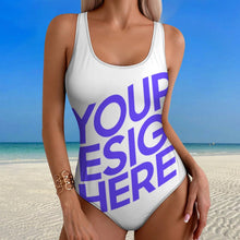 Lade das Bild in den Galerie-Viewer, Einzelbild-Design 2024 NEW Bademode Damen / Frauen Badeanzug Einteiler Schwimmanzug SDS2011 mit Foto Design Motiv Text selbst gestalten und bedrucken