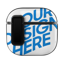 Lade das Bild in den Galerie-Viewer, Voll Druck Apple AirPods 4 Kopfhörer Hülle Schutzhülle Case Cover (Schnalle mit schwarzem Rand) mit Fotos Muster Text Logo selbst gestalten und bedrucken