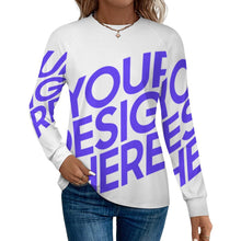 Lade das Bild in den Galerie-Viewer, Schnelltrocknendes Damen / Frauen T-Shirt Langarm MWL697 mit Fotos Muster Text Logo selbst gestalten und bedrucken