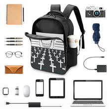 Lade das Bild in den Galerie-Viewer, 16 Zoll Laptop Rucksack bedrucken | Robuster Guji-Nylon Schulrucksack