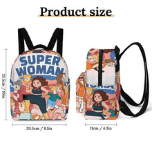 Lade das Bild in den Galerie-Viewer, Personalisierter wasserabweisender Mini-Rucksack aus Oxford-Gewebe