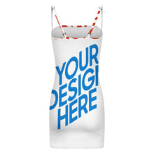 Lade das Bild in den Galerie-Viewer, Multi-Image-Design Damen / Frauen Trägerloses Tube-Top Kleid LM450 mit Fotos Muster Text Logo selbst gestalten und bedrucken