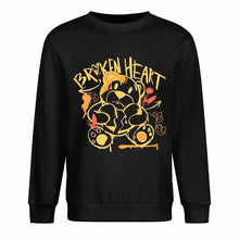 Lade das Bild in den Galerie-Viewer, 100% Baumwolle Vorder- und Hinterseite-Druck Herren Damen Unisex Langarm Sweatshirt Pullover Shirt Verschiedne Farben mit Foto Design Motiv Text selbst gestalten und bedrucken