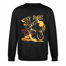Lade das Bild in den Galerie-Viewer, 100% Baumwolle Vorder- und Hinterseite-Druck Herren Damen Unisex Langarm Sweatshirt Pullover Shirt Verschiedne Farben mit Foto Design Motiv Text selbst gestalten und bedrucken
