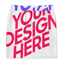 Lade das Bild in den Galerie-Viewer, Multi-Image-Design Minirock LM243 für Damen / Frauen mit Foto Text selbst gestalten und bedrucken