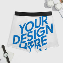 Lade das Bild in den Galerie-Viewer, Einzelbild-Design NS6005002 Herren Unterhose / Männer Boxershort High Waist und mit breitem Elastikbündchen mit Fotos Muster Text Logo selbst gestalten und bedrucken