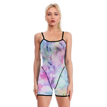 Lade das Bild in den Galerie-Viewer, Weiter Yoga Jumpsuit Personalisiert | Offener Rücken mit Fotodruck