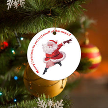 Lade das Bild in den Galerie-Viewer, Personalisierter Christbaumschmuck aus Keramik | Beidseitig mit Foto