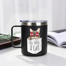 Lade das Bild in den Galerie-Viewer, Personalisierte Edelstahl-Tasse 355ml mit doppelseitigem Druck