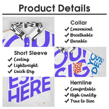 Lade das Bild in den Galerie-Viewer, Herren Kurzarmhemd mit Revers und Taschen B339 mit Fotos Muster Text Logo selbst gestalten und bedrucken