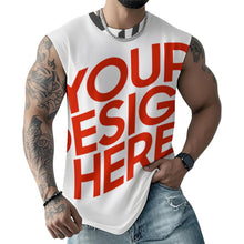 Lade das Bild in den Galerie-Viewer, Multi-Image-Druck Männer / Herren Tanktop Ärmelloses T-Shirt A66K mit Fotos Muster Text Logo selbst gestalten und bedrucken