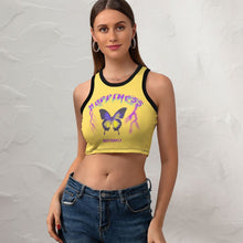 Lade das Bild in den Galerie-Viewer, Damen Crop Top Gestalten | Kurzes Tank Top für Sport & Freizeit | Bauchfrei