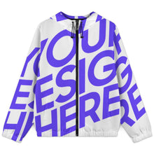 Lade das Bild in den Galerie-Viewer, Einzelbild-Design Leichte atmungsaktive Windbreaker Windjacke mit Kapuze für Herren / Männer MWL402 mit Foto Design Motiv Text selbst gestalten und bedrucken
