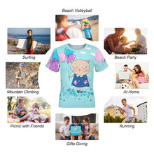 Lade das Bild in den Galerie-Viewer, Kinder T-Shirt mit eigenem Foto bedrucken | 100% Baumwolle