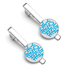 Lade das Bild in den Galerie-Viewer, Einzelbilddruck Krawattenklammern (ein Paar) selbst gestalten und bedrucken