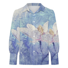 Lade das Bild in den Galerie-Viewer, Damen Strickjacke leicht mit Taschen bedruckbar