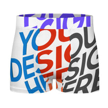 Lade das Bild in den Galerie-Viewer, Multi-Image-Druck Herren Unterhose / Männer Boxershort mit Eisseide und Taille SDS025 mit Fotos Muster Text Logo selbst gestalten und bedrucken