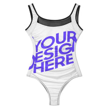 Lade das Bild in den Galerie-Viewer, Einzelbild-Design 2024 NEW Bademode Damen / Frauen Badeanzug Einteiler Monokini durchsichtige Netzstoff figurformend Schwimmanzug SDS2006 mit Foto Design Motiv Text selbst gestalten und bedrucken