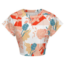 Lade das Bild in den Galerie-Viewer, Mädchen Crop Top mit Foto | Personalisiertes Raglan T-Shirt für Teenager