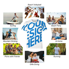 Lade das Bild in den Galerie-Viewer, Einzelbild-Design Ice Silk Allover Print Herren T Shirt OMDT01 mit Ihrem Design Motiv Foto Text selbst gestalten und bedrucken