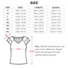 Lade das Bild in den Galerie-Viewer, Damen T-Shirt mit Rüschen & LSF 50+ | V-Ausschnitt Shirt gestalten