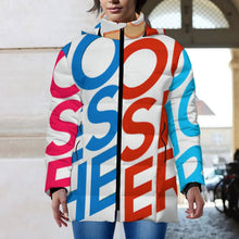 Lade das Bild in den Galerie-Viewer, Multi-Image-Druck Damen / Frauen Kapuzenjacke aus Baumwolle mit Reißverschluss MWL516 mit Fotos Muster Text Logo selbst gestalten und bedrucken