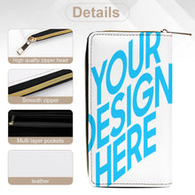 Lade das Bild in den Galerie-Viewer, Lange Brieftasche / Geldbörse (Ohne Seil) (unterschiedliche Bilder auf beiden Seiten) mit Foto selbst gestalten und bedrucken