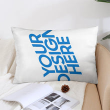 Lade das Bild in den Galerie-Viewer, Polyester Kissenbezug Kissenhülle beidseitig bedruckt (vertikale Version) (Doppelseitig verschiedene Bilder) mit Foto Muster Text selbst gestalten und bedrucken
