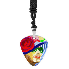 Lade das Bild in den Galerie-Viewer, Personalisierte Gitarrenplektrum Halskette aus Titanstahl