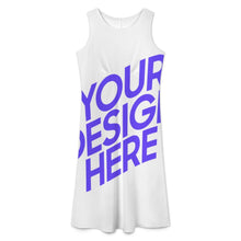 Lade das Bild in den Galerie-Viewer, Einzelbilddruck Damen / Frauen Rundhalsausschnitt Weste Kleid C17Q selbst gestalten und bedrucken