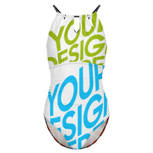 Lade das Bild in den Galerie-Viewer, Multi-Image-Design 2025 /2024 Damen / Frauen Einteiliger Badeanzug SDS2004 mit Foto selbst gestalten und bedrucken